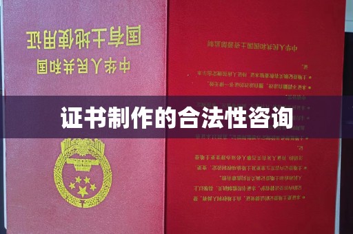 娄星证书制作的合法性咨询